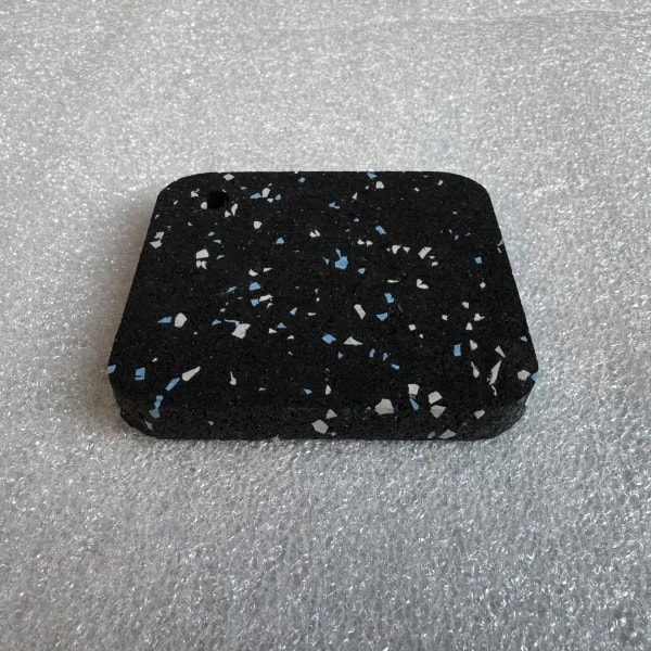 GymFit Compete ⅜" Rubber Flooring (Icy Snow)
