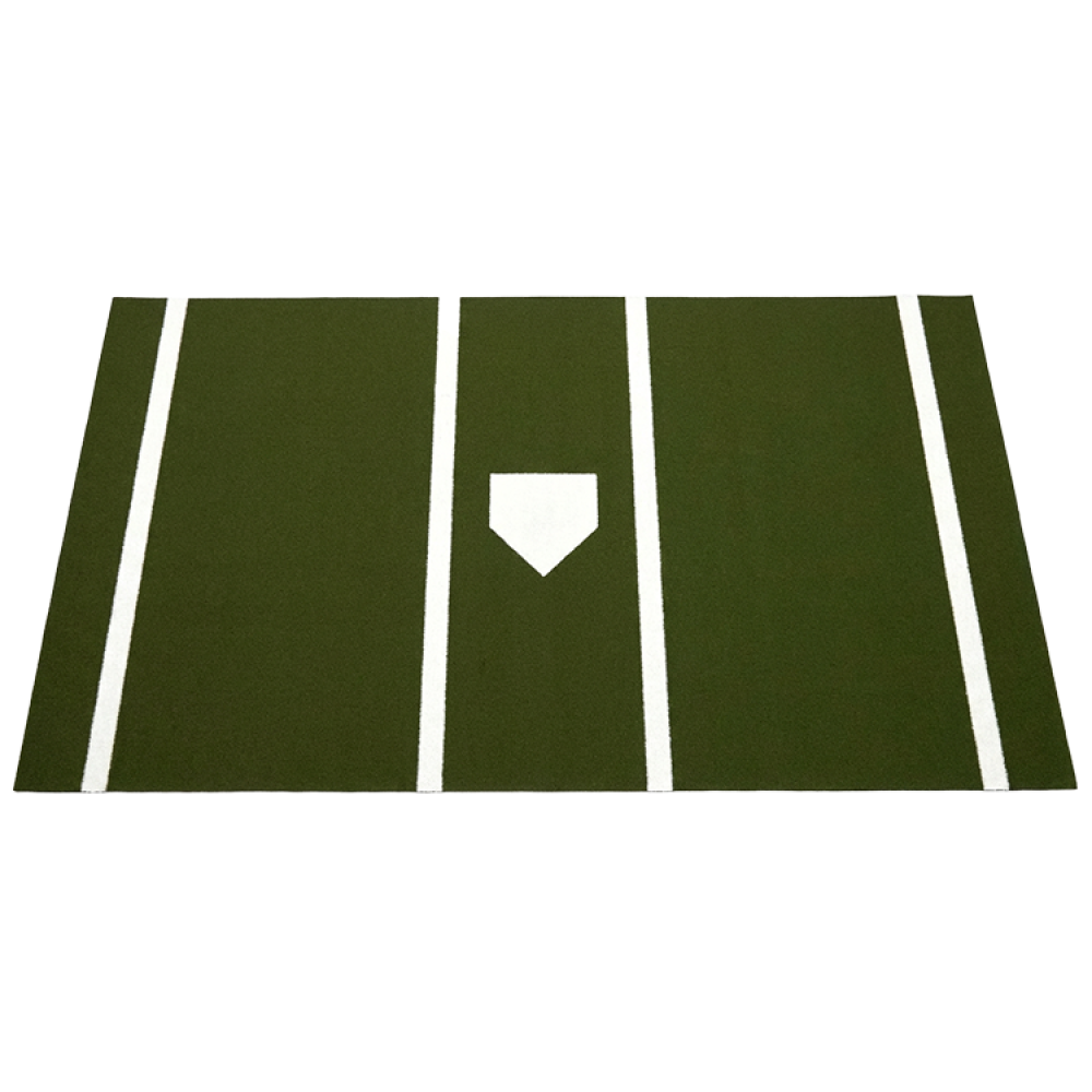 Pro Facility Source 6' x 12' Green Stance Mat with 5 mm Foam Pad