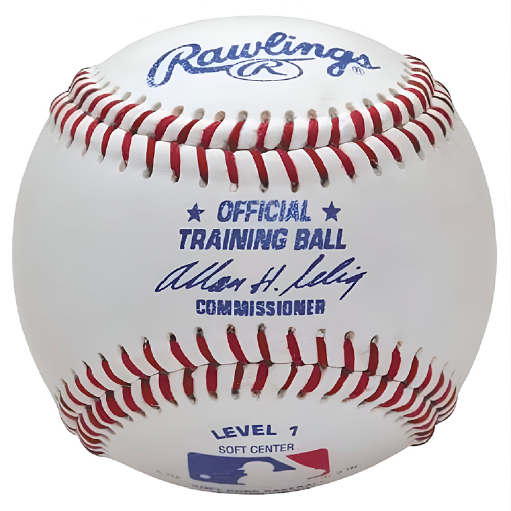 Rawlings Level 1 Safety Training Baseballs reduce the severity of ball impact injuries and enhance development by reducing fear in young athletes 