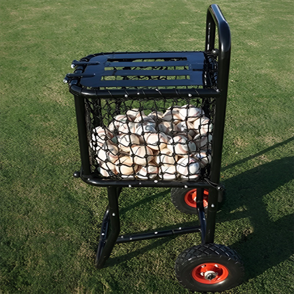 Pro Ball Cart with lid for batting practice or facility use
