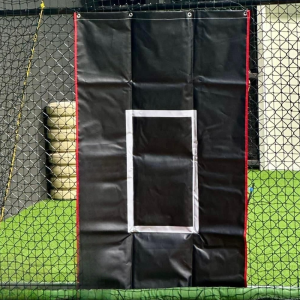Vinyl Target with Strike Zone for batting practice