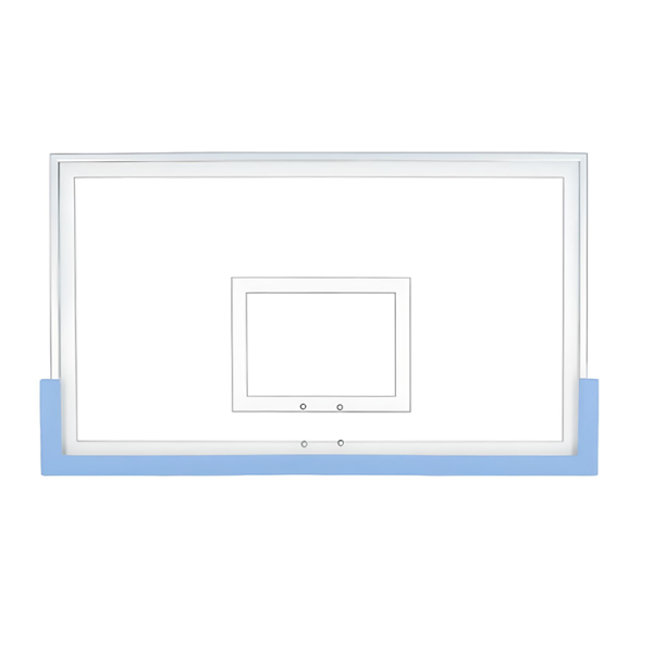 Columbia Blue TuffGuard backboard padding features all-weather material, fits most backboards, and installs easily with self-drilling screws