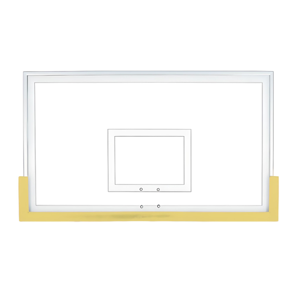 Desert Gold TuffGuard backboard padding features all-weather material, fits most backboards, and installs easily with self-drilling screws