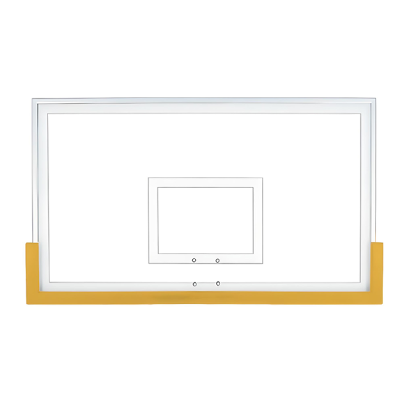 Gold TuffGuard backboard padding features all-weather material, fits most backboards, and installs easily with self-drilling screws