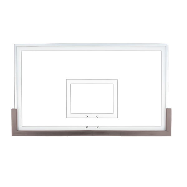 Gray TuffGuard backboard padding features all-weather material, fits most backboards, and installs easily with self-drilling screws