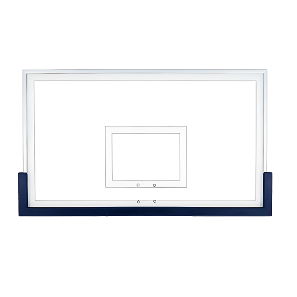 Navy Blue TuffGuard backboard padding features all-weather material, fits most backboards, and installs easily with self-drilling screws