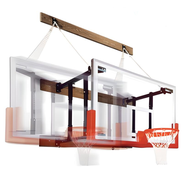 FoldaMount46 Select Side Fold Wall Mounted Basketball Hoop