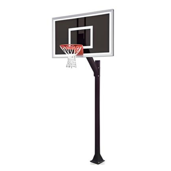 Legacy Eclipse Bolt Down Fixed Height Basketball Hoop