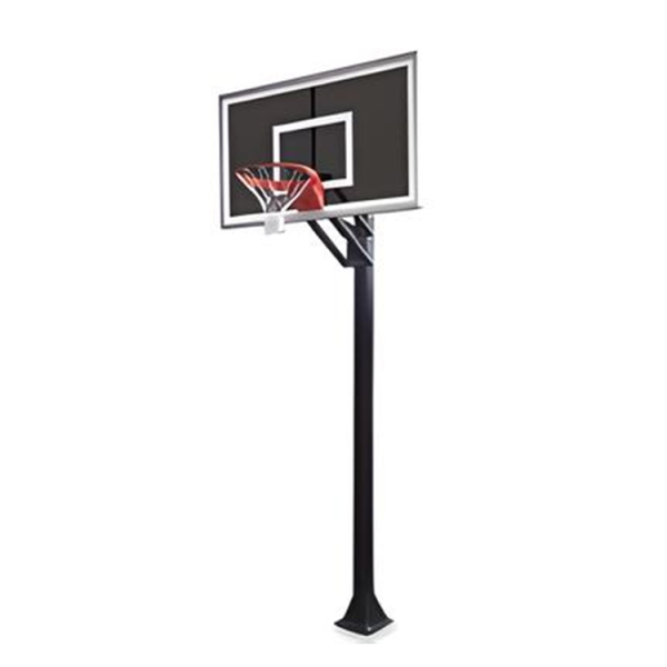 Champ Eclipse Bolt Down Adjustable Height Basketball Hoop