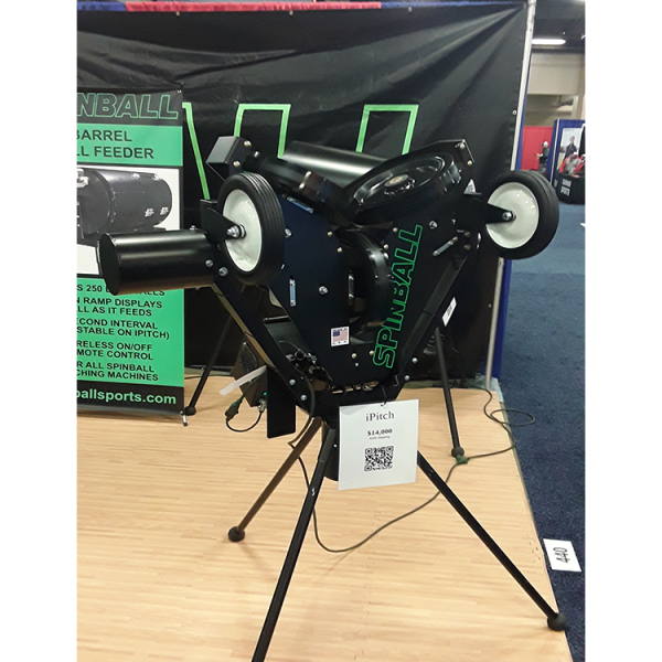 The Spinball iPitch Smart Pitching Machine is a top-tier, app-controlled machine used by pro teams, offering customizable pitches and elite performance training