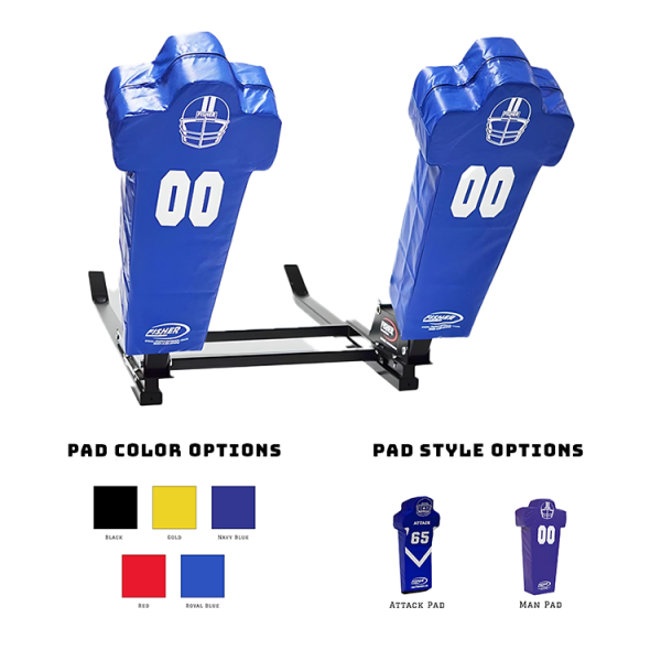 2 Man Big Boomer Sleds are a great training tool for lineman to improve their mechanics and power