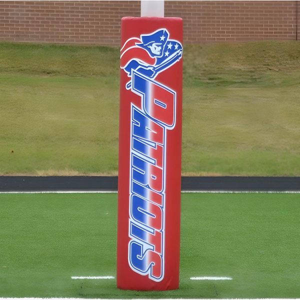 Elite Goal Post Pad with custom team logo