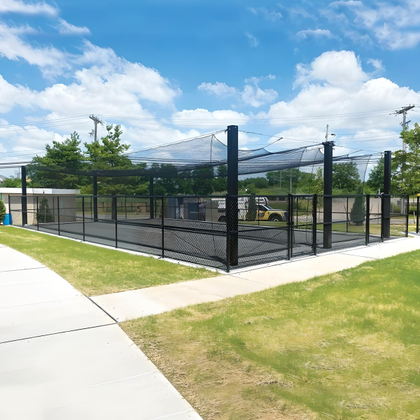 Professional Double Outdoor Batting Cage System with netting