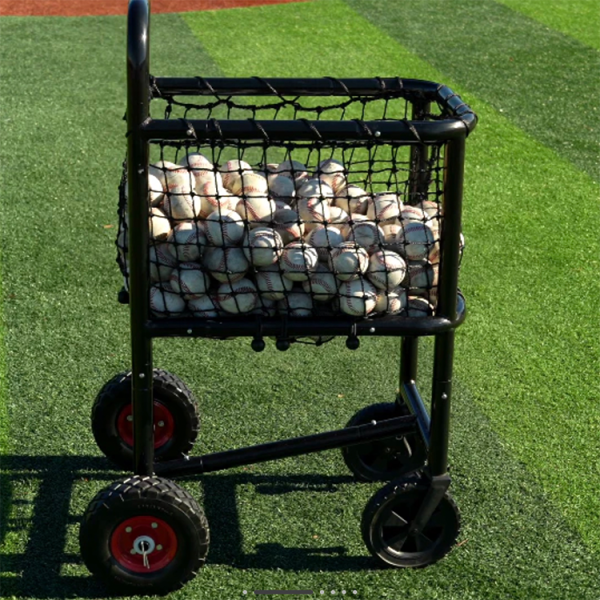 Pro Ball Cart for batting practice or facility use with effortless mobility