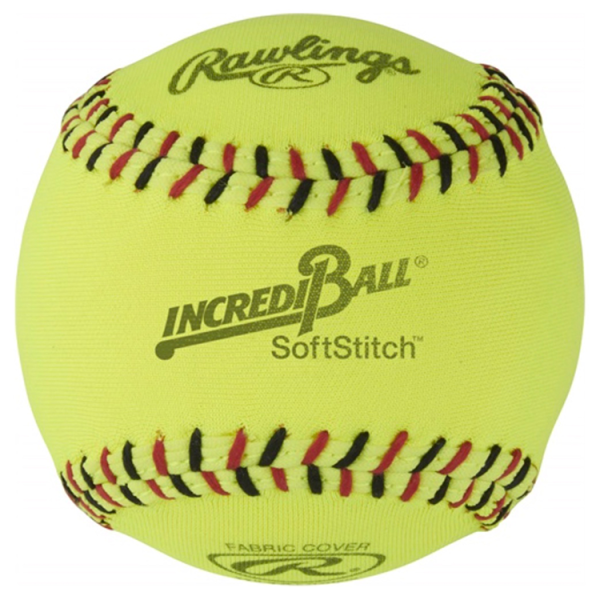 IncrediBall SoftStitch is a safe, soft alternative for training for young athletes