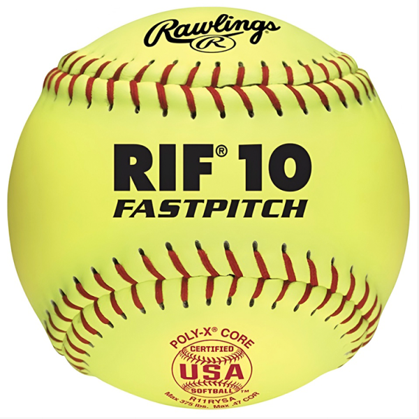 Rawlings Level 10 RIF Softballs approved for USA sanctioned play