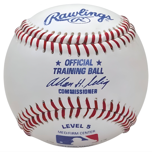 Rawlings Level 5 Safety Training Baseballs reduce the severity of ball impact injuries and enhance development by reducing fear in young athletes 
